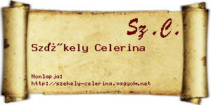 Székely Celerina névjegykártya